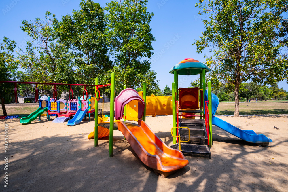children's playground at park