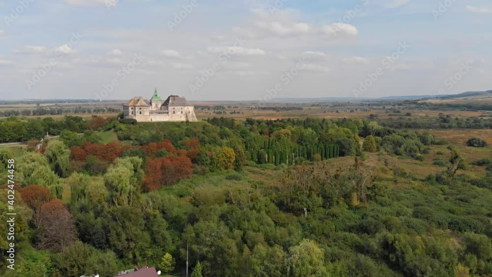 Olesko Castle Stands Prominently over a Ukrainian Plain Olesko Castle Stands Prominently over a Ukrainian Plain