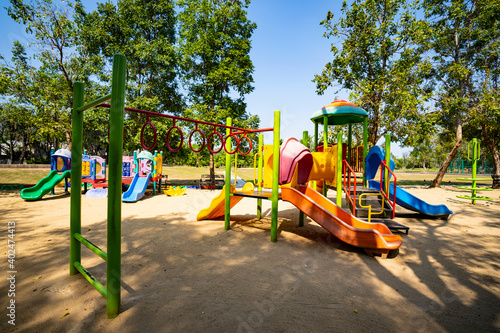 children's playground at park