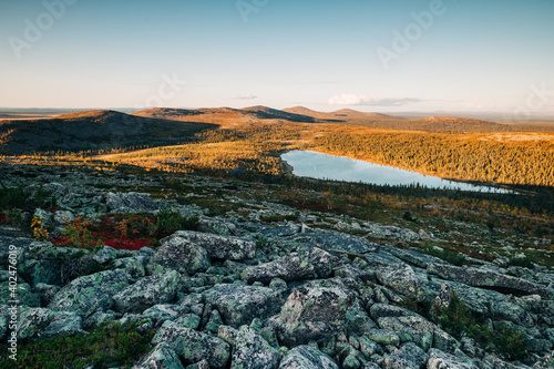 Sonnenuntergang in Lapland photo