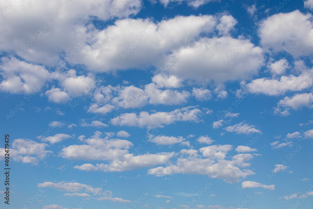 The Sky Is Blue With Lush Clouds Summer Spring Autumn Winter The Sky Is Blue With Lush Clouds Summer Spring Autumn Winter