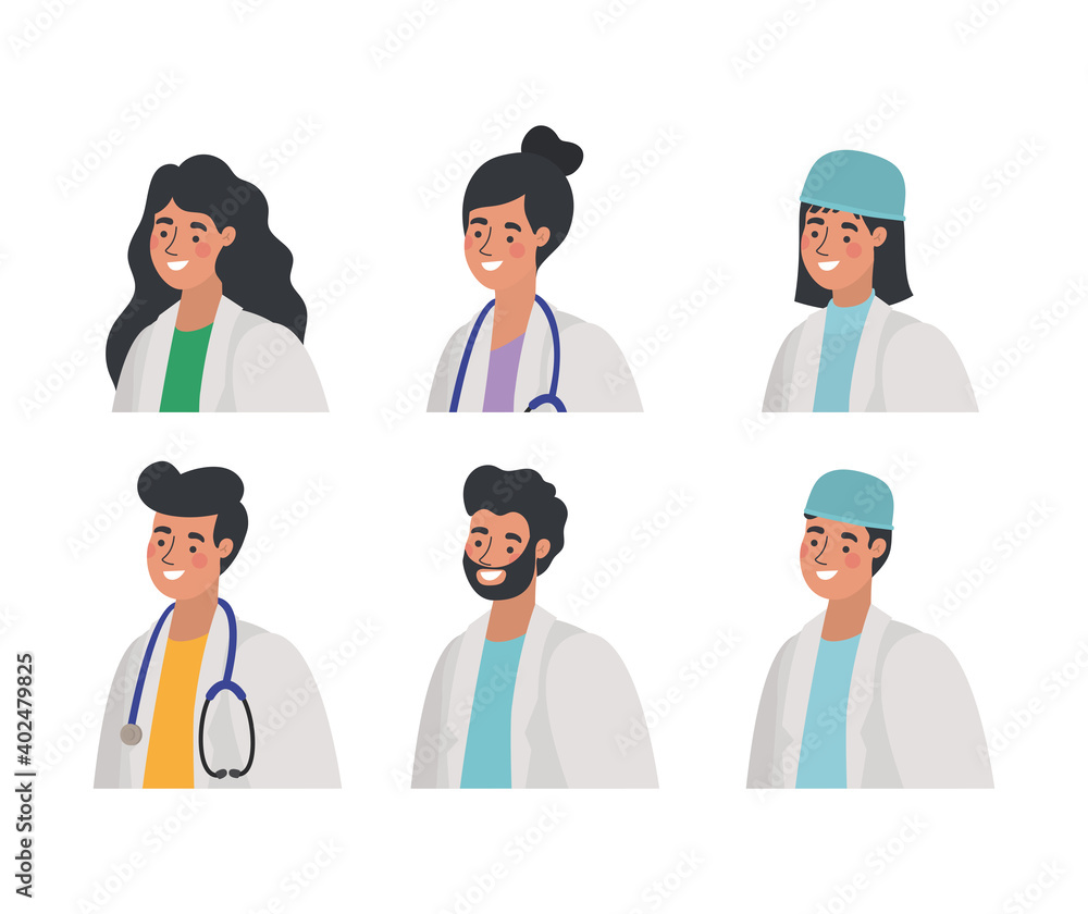 group of medical icons on a white background group of medical icons on a white background