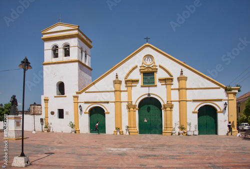 Iglesia de Santo Domingo in colonial Santa Cruz de Mompox, Bolivar, Colombia photo