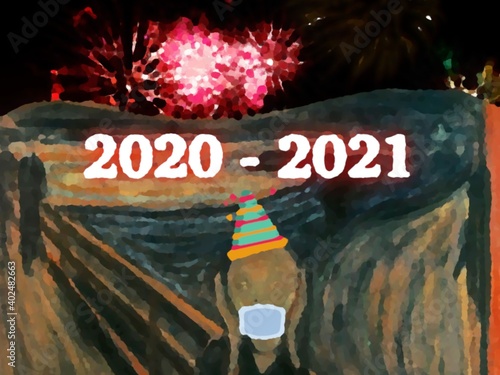 Obraz na płótnie Scream 2020