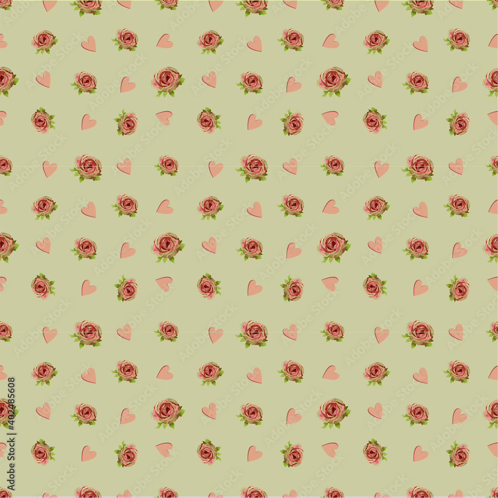 seamless background with hearts seamless background with hearts