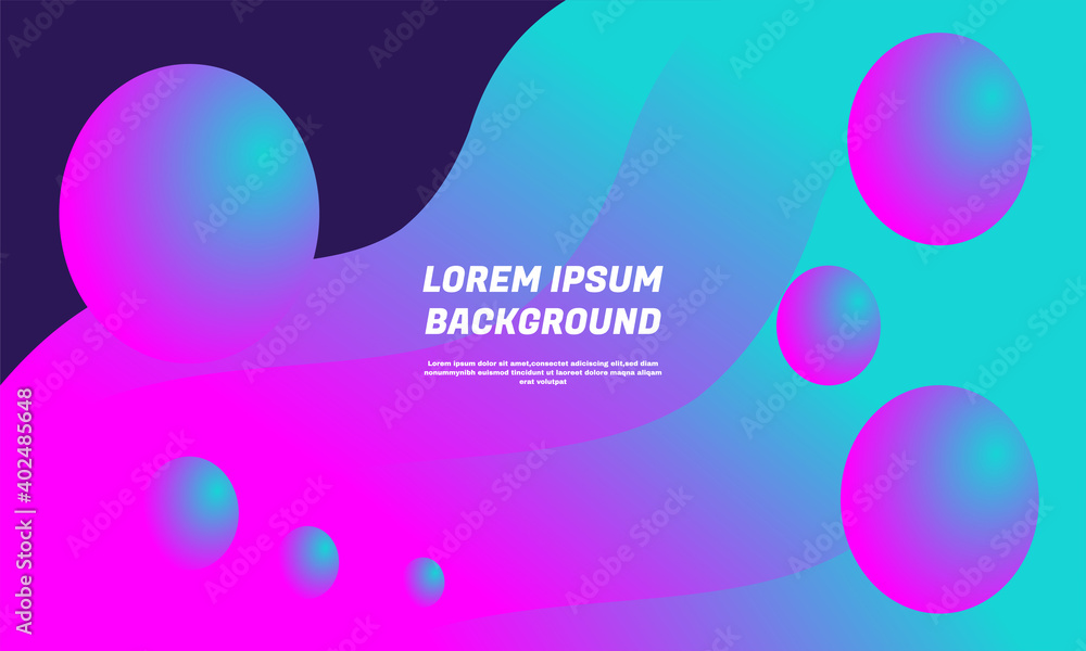 stock vector liquid background with vibrant gradient color blue and pink abstract liquid shapes composition part 5