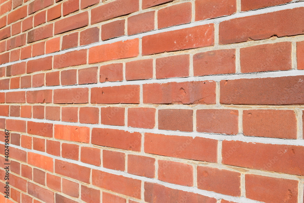 Obraz premium 赤レンガの壁 テクスチャ