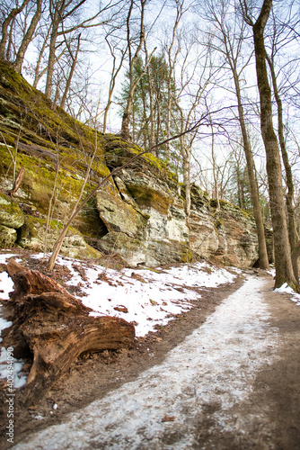 Cuyahoga valley national park in ohio during winter photo