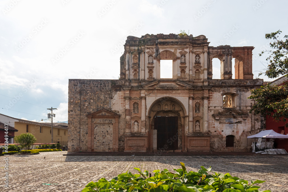 old church compañia de jesus antigua guatemala
