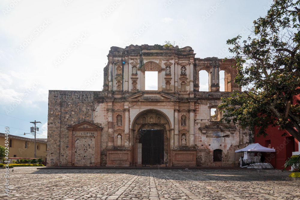 old church compañia de jesus in antigua guatemala