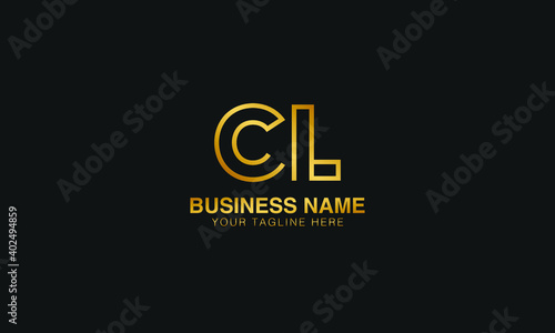CL C L initial logo | initial  based abstract modern minimal creative logo, vector template image. luxury logotype logo, real estate homie logo. typography logo
