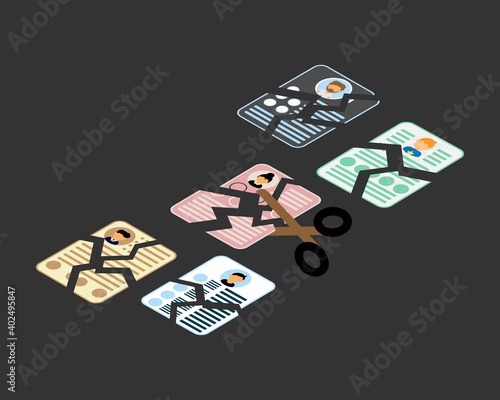 Destroy resumes and (Personally Identifiable Information) PII document vector