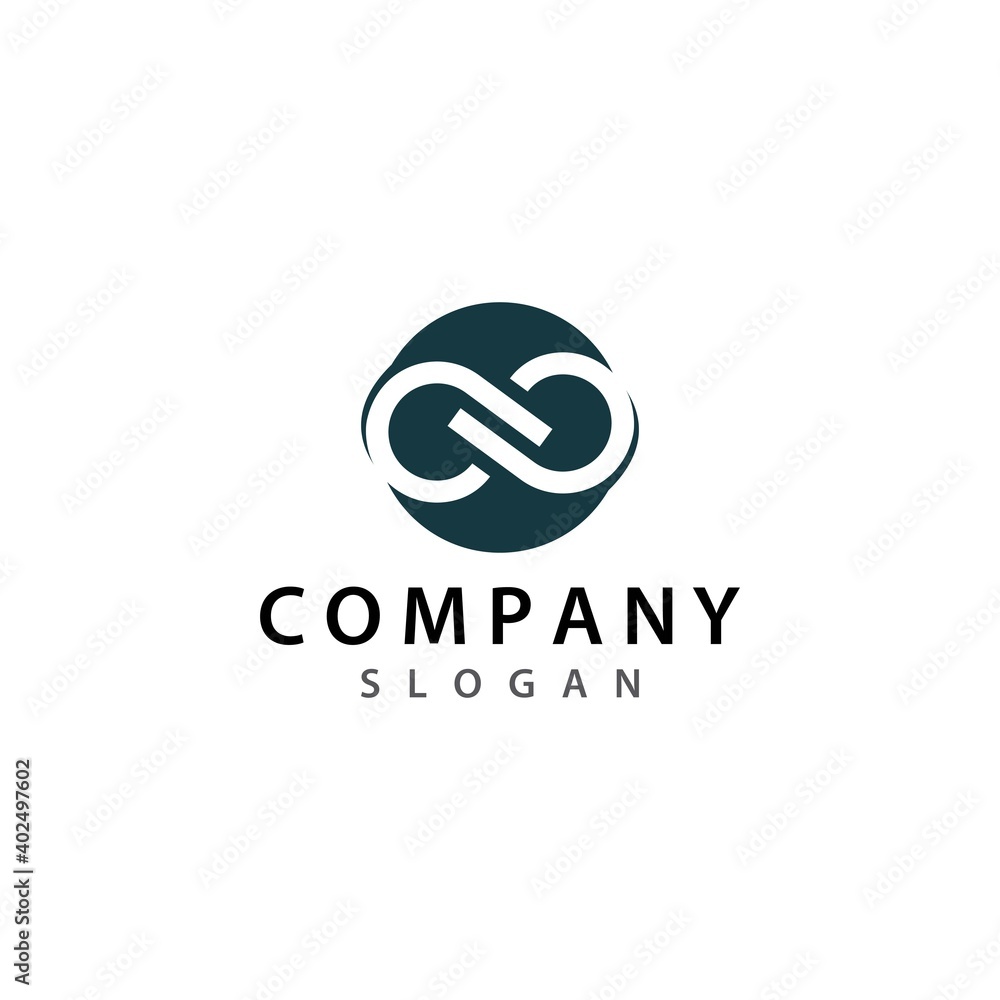Infinity logo vector icon Infinity logo vector icon