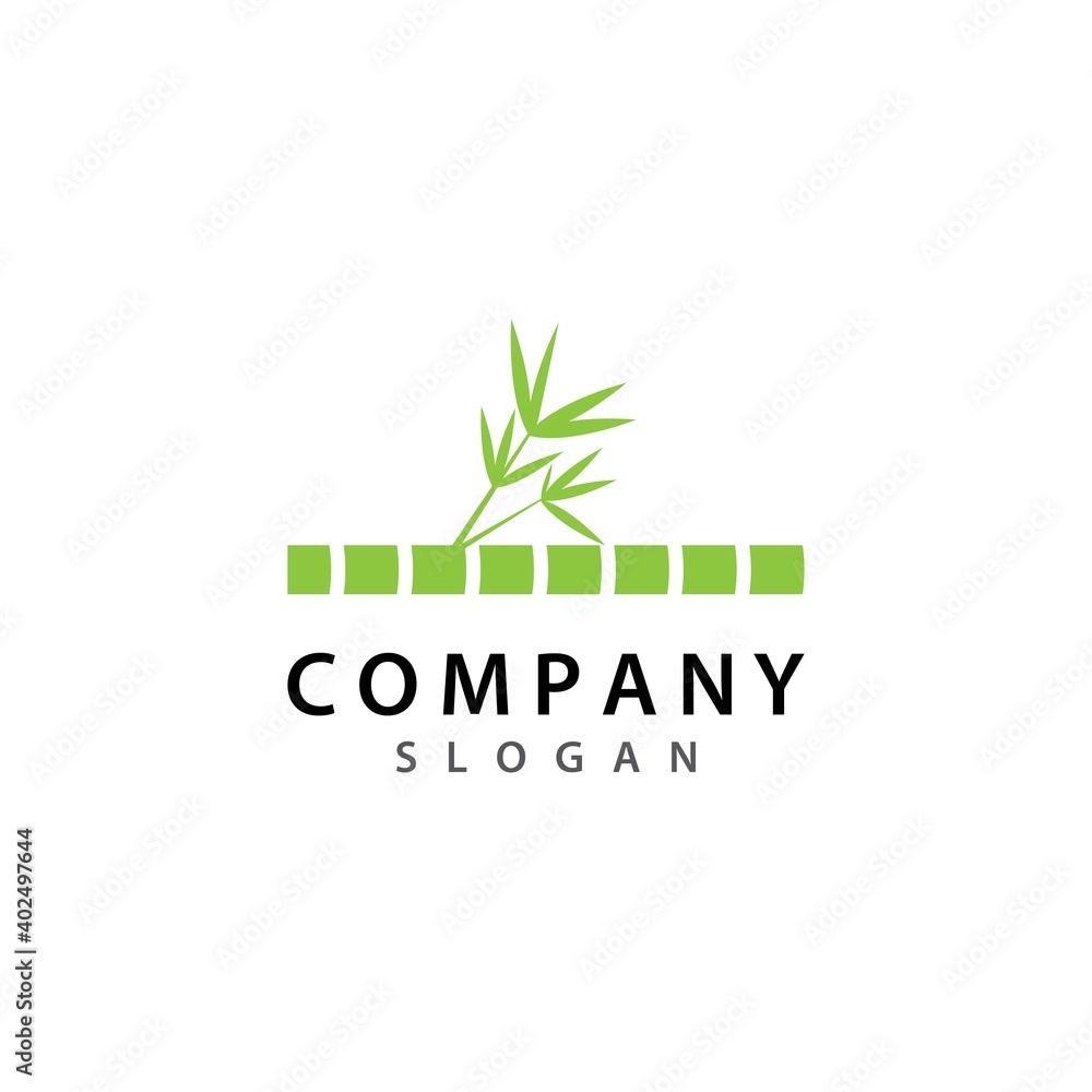 Fototapeta premium Bamboo logo template