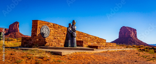 Monument Valley Entrance during pandemic photo