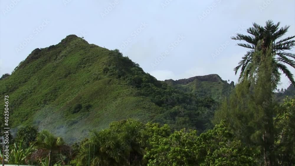 Landscape from Moorea, French Polynesia. Landscape from Moorea, French Polynesia.