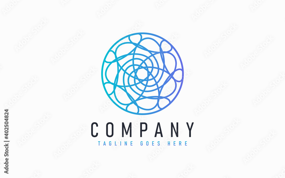 Abstract Modern Logo Design Based From Circular Round Lines. Geometric Colorful Lines Symbol. Usable For Business, Community, Foundation, Services, Tech, Company. Vector Logo Design Illustration. Abstract Modern Logo Design Based From Circular Round Lines. Geometric Colorful Lines Symbol. Usable For Business, Community, Foundation, Services, Tech, Company. Vector Logo Design Illustration.