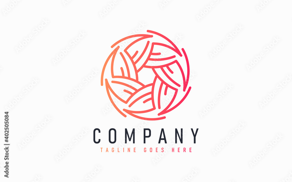 Abstract Modern Logo Design Based From Circular Round Lines. Geometric Colorful Lines Symbol. Usable For Business, Community, Foundation, Services, Tech, Company. Vector Logo Design Illustration. Abstract Modern Logo Design Based From Circular Round Lines. Geometric Colorful Lines Symbol. Usable For Business, Community, Foundation, Services, Tech, Company. Vector Logo Design Illustration.