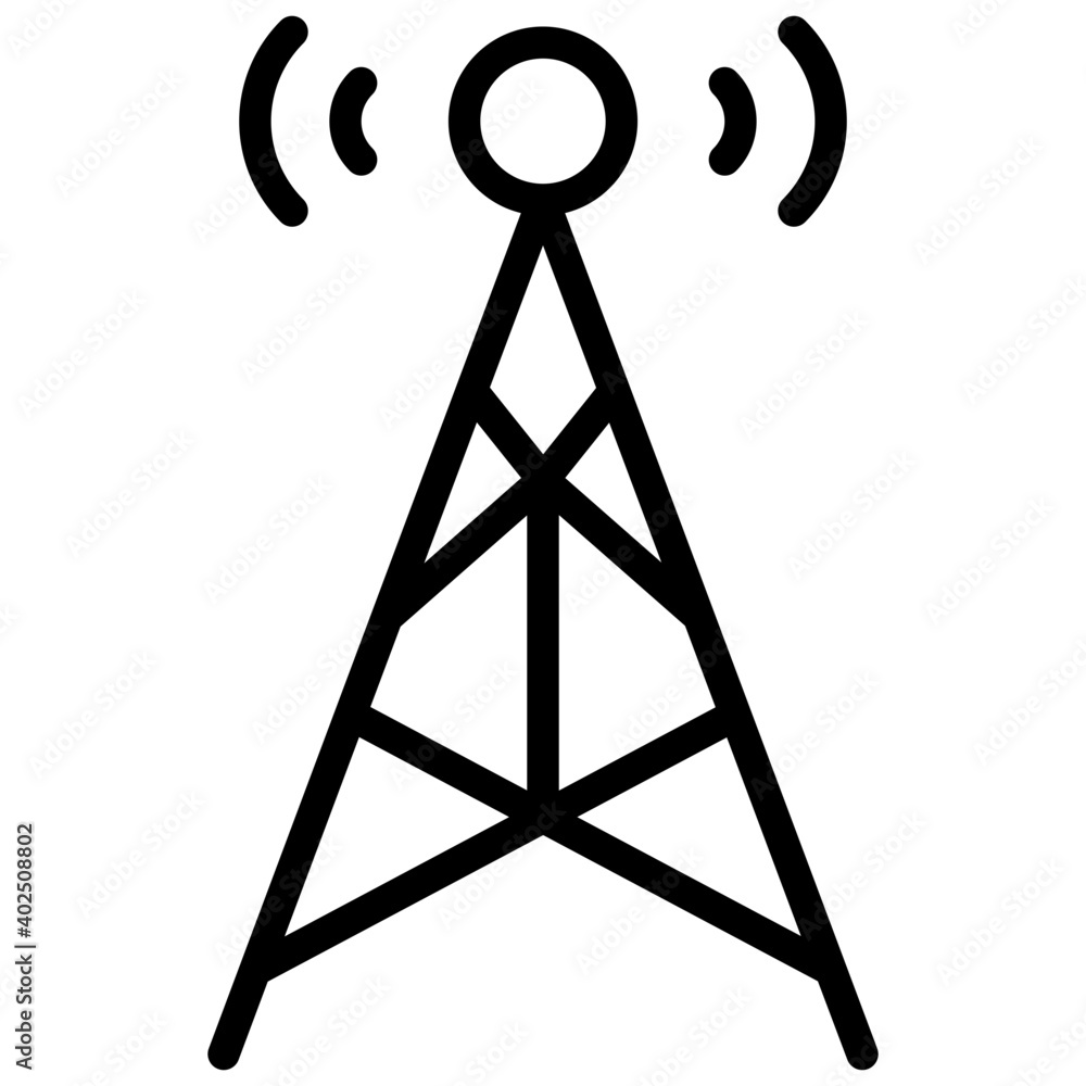 Naklejka premium Radio Tower 