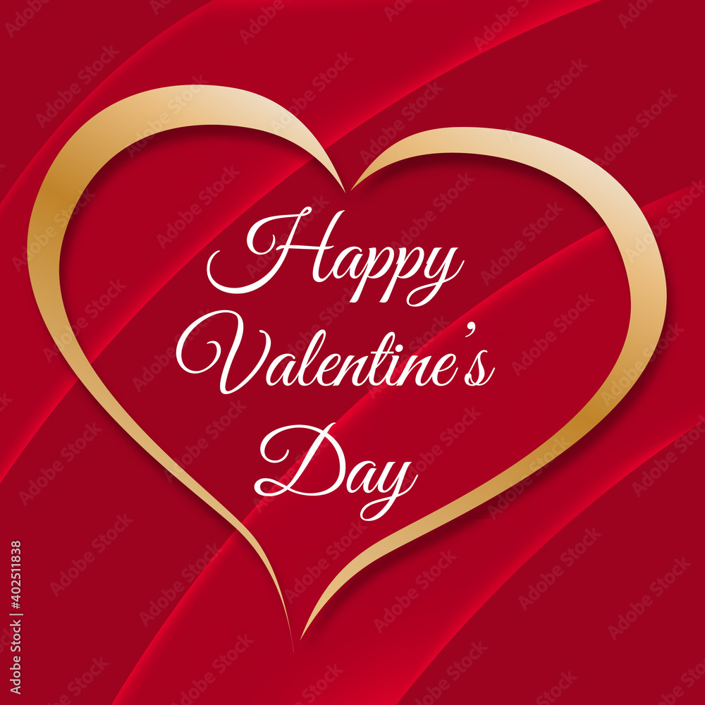 Happy valentine's day greeting card design Happy valentine's day greeting card design