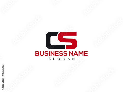 CS Letter Logo, cs logo image vector