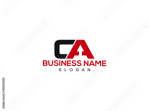 CA Letter Logo, ca logo image vector