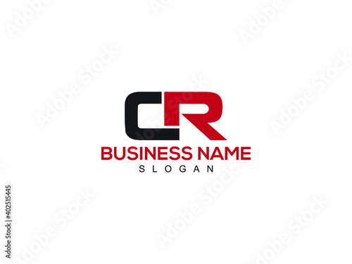 CR Letter Logo, cr logo image vector