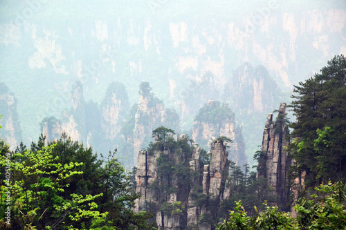 China  Avatar Mountains  tianjin  rock  landscape 