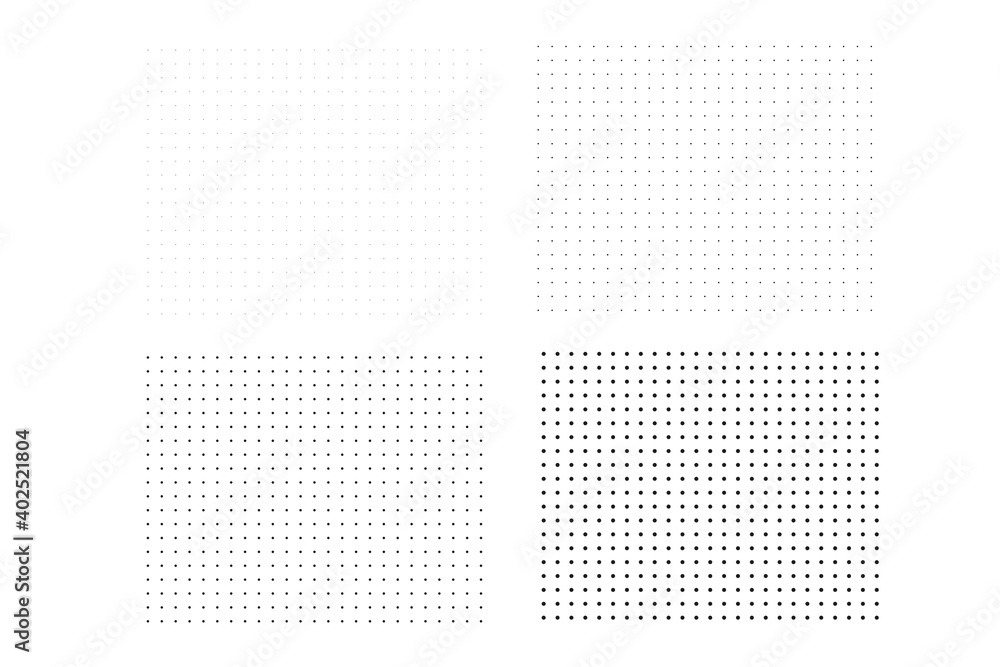 squares of black dots squares of black dots