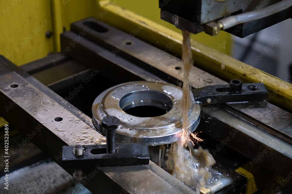 Cutting tool at metal working on lather machine Cutting tool at metal working on lather machine