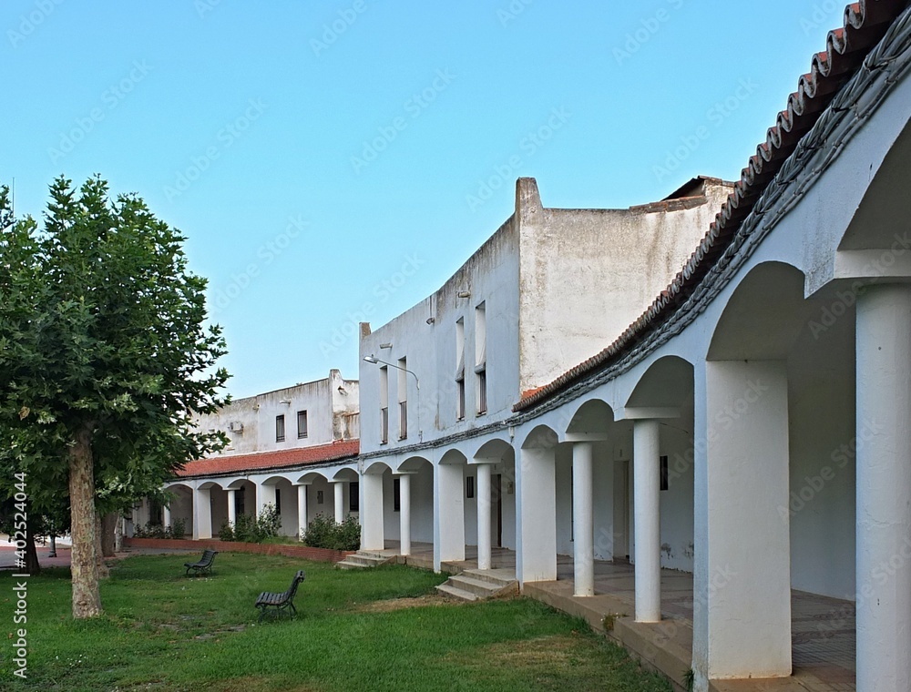 Modern townhall in Entrerrios, Badajoz - Spain 