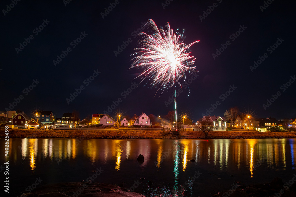 Happy New Year 2021 from Brønnøysund ,Helgeland,Nordland county,Norway,scandinavia,Europe