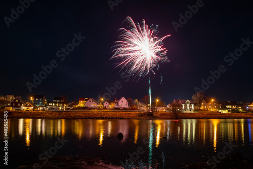 Happy New Year 2021 from Brønnøysund ,Helgeland,Nordland county,Norway,scandinavia,Europe © Gunnar E Nilsen