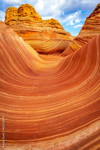 The Wave sandstone formation in Arizona