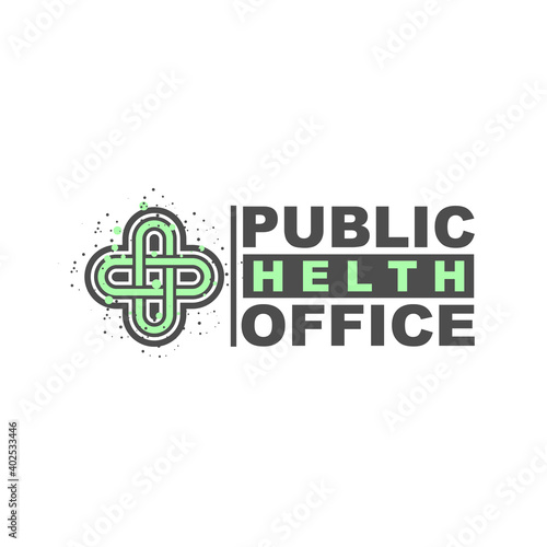 Public Health Office Logo Design Vector