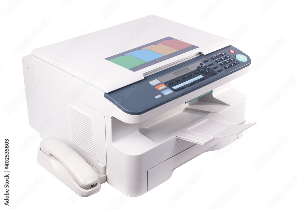 printer isolated on white background printer isolated on white background