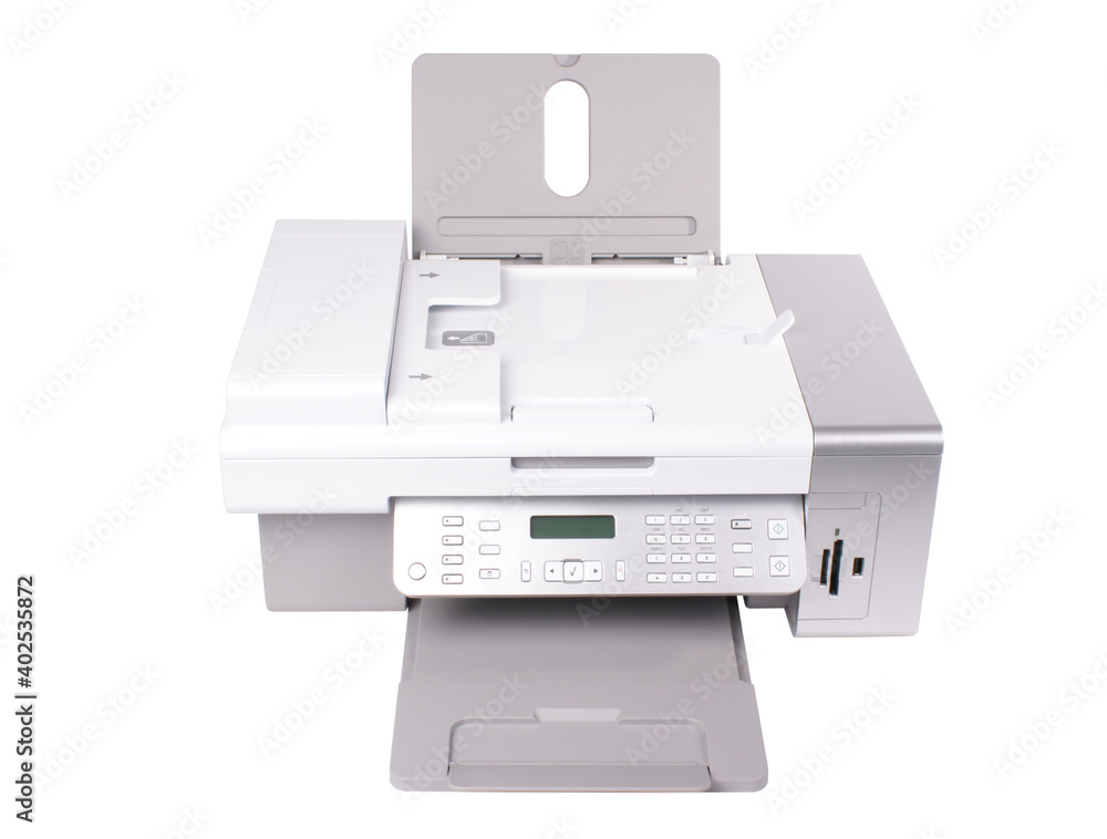 printer isolated on white background printer isolated on white background