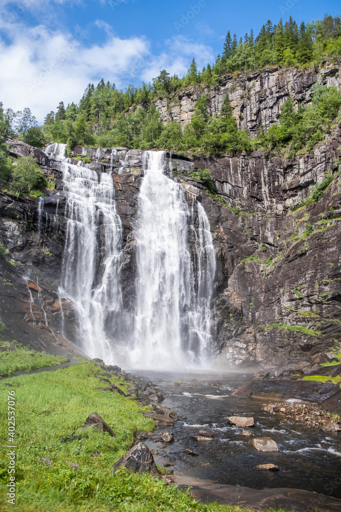 Fototapeta premium Skjervsfossen, Norway