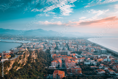 Panoramic view of the city of Milazzo photo