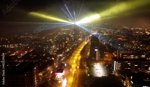 Photography Lasershow on new year's eve