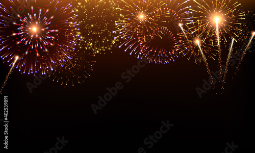 Pyrotechnics And Fireworks Background