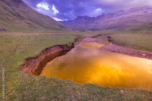 valle de Guarrinza, pirineo aragones,Huesca,Spain photo