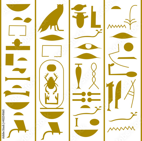 Icon of ancient Egyptian hieroglyphs