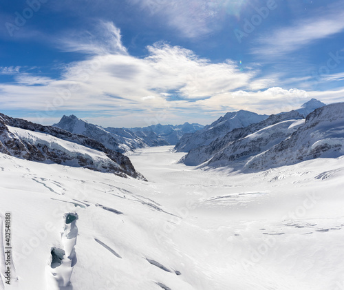 View from the Sphinx observation deck (Jungfraujoch)
