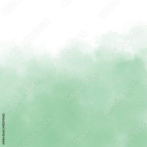 Watercolor background. Hand painted watercolor background with sky and clouds shape © SyahCreation