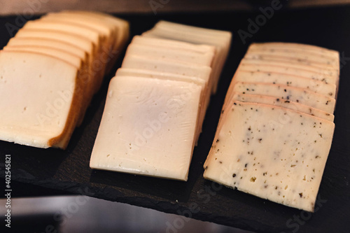 repas / raclette à fromage