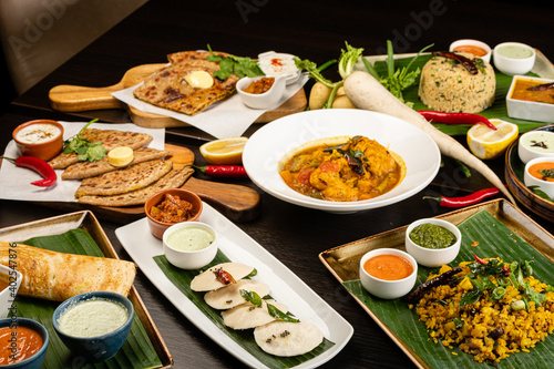 Indian Food - Traditional Breakfast set 