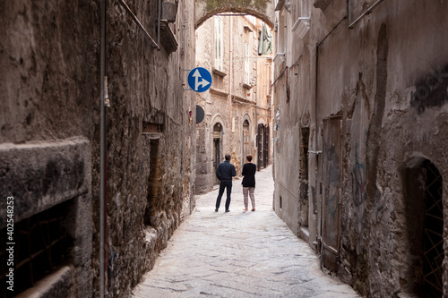 Narrow alleyway in Naples