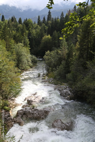 River Mostnica, Voje Valley, Bohinj, Slovenia