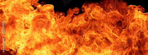 blaze fire flame conflagration texture for banner background